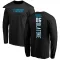 Black Men's Praise Olatoke Carolina Panthers Backer Long Sleeve T-Shirt -