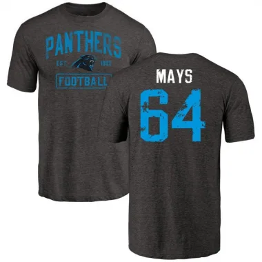 Black Youth Cade Mays Carolina Panthers Distressed T-Shirt